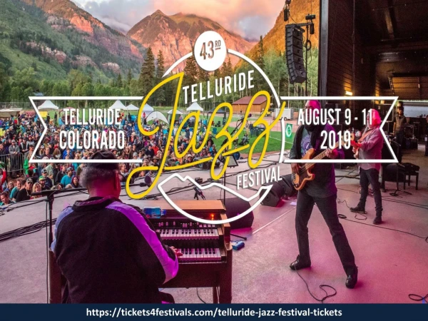 Discount Telluride Jazz Festival Tickets