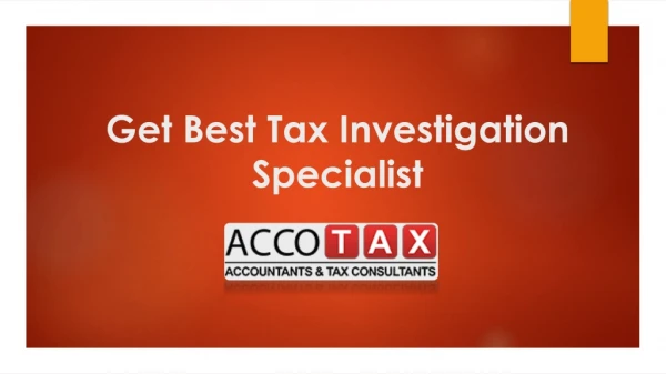 Get Best Tax Investigation Specialist in London