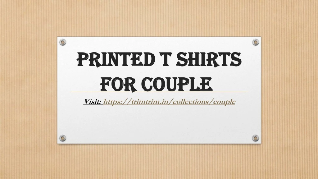 printed t shirts for couple