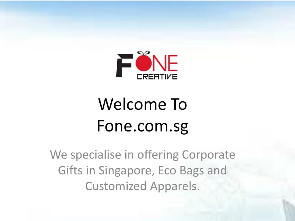 welcome to fone com sg