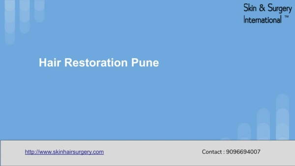Hair Restoration Pune