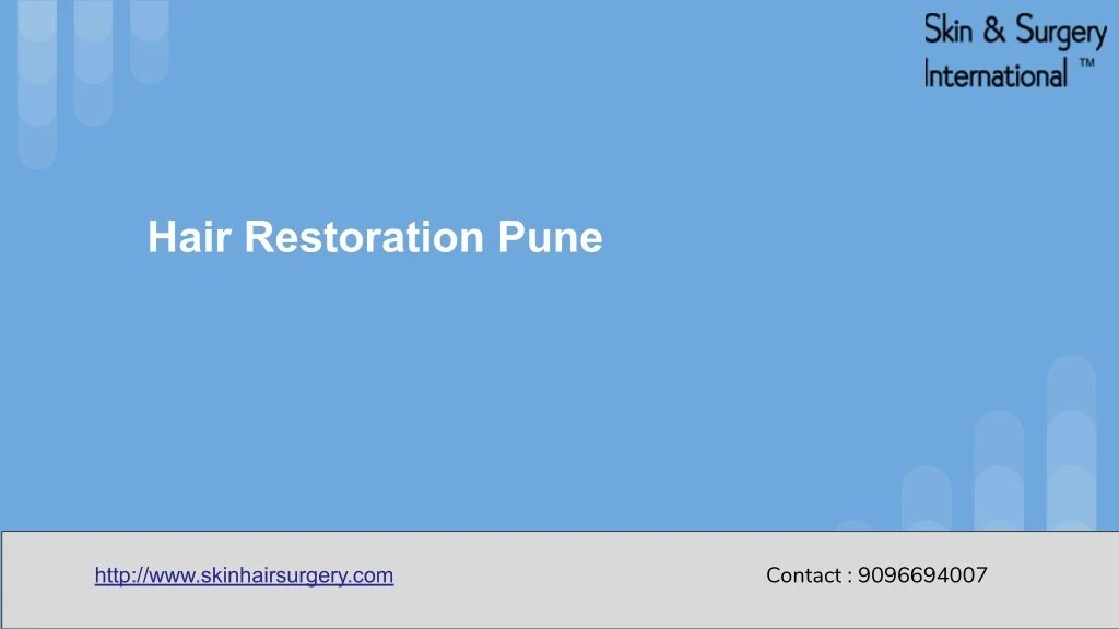 hair restoration pune