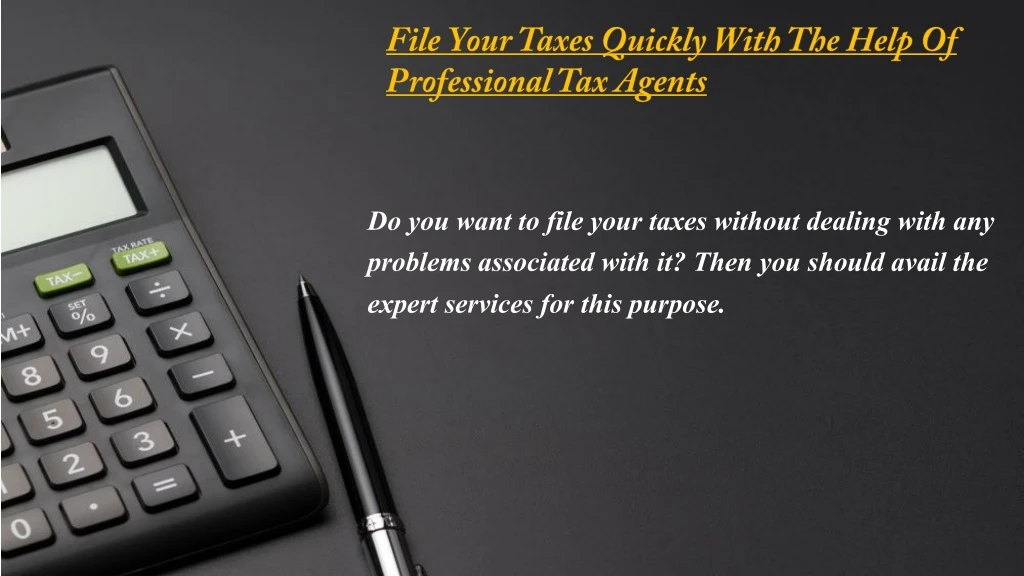file your taxes quickly with the help