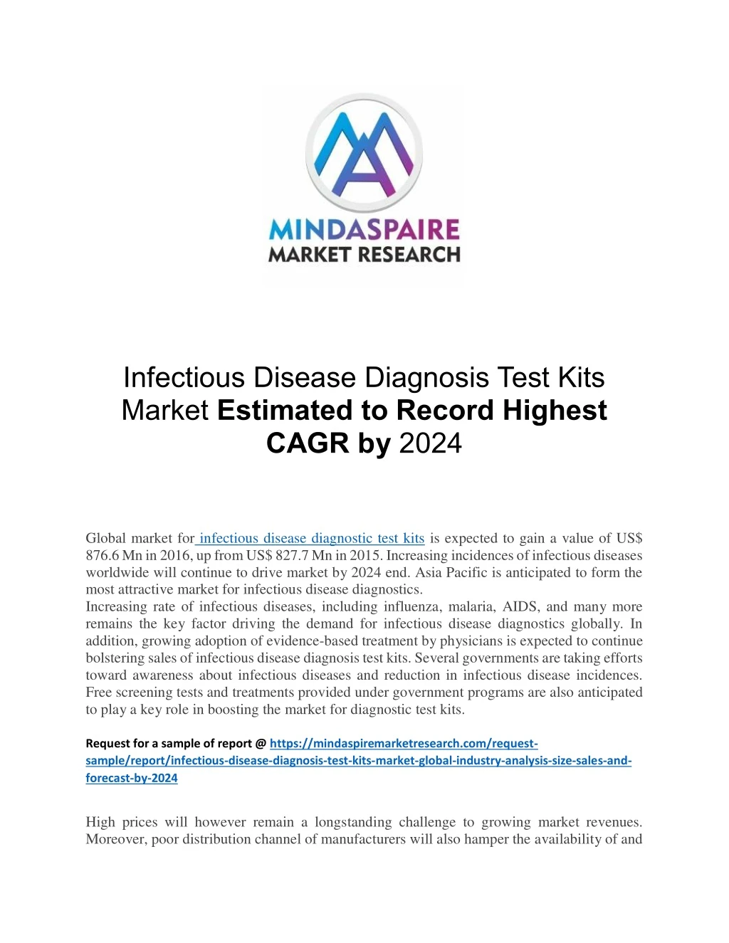 infectious disease diagnosis test kits market
