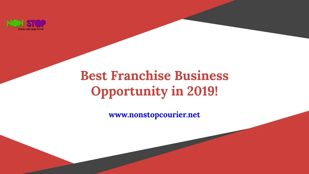 best franchise business opportunity in 2019