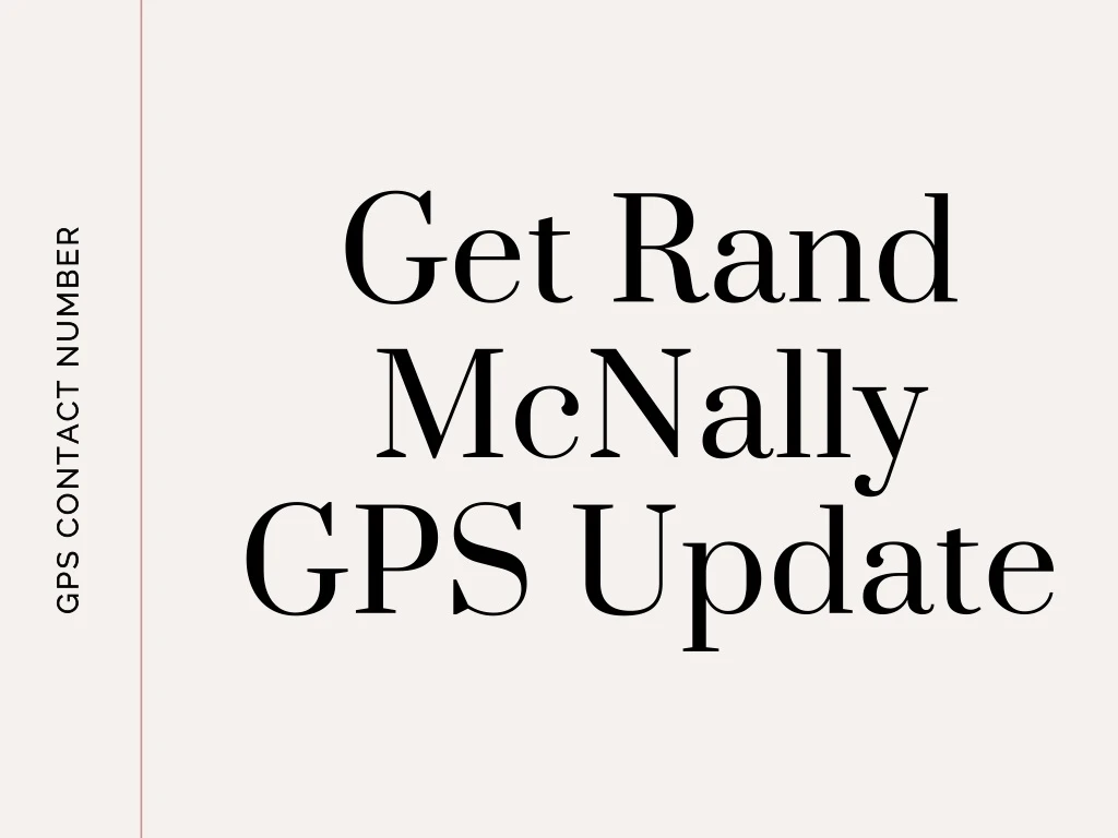 get rand mcnally gps update