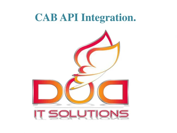 CAB API Integration.