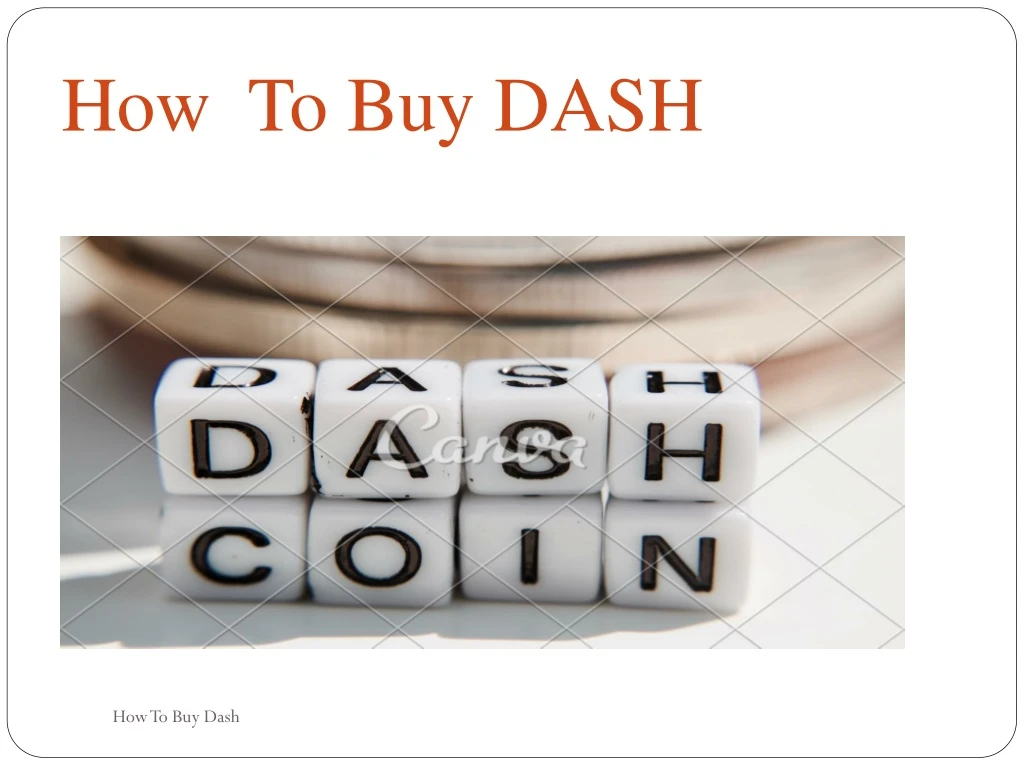 how to buy dash