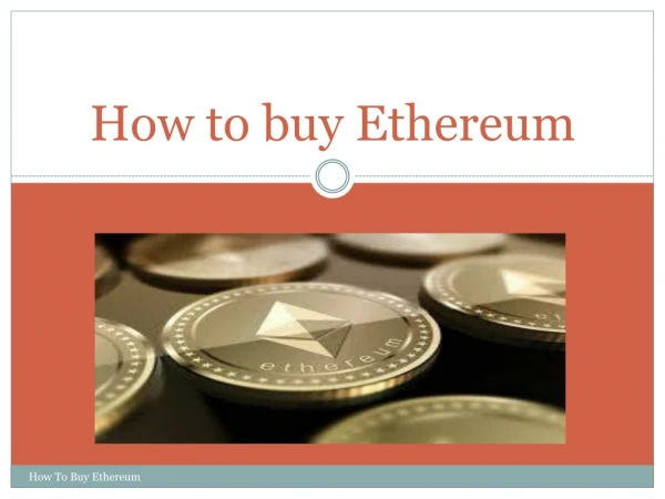 How to buy etheherum
