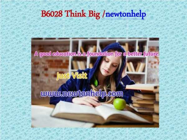 B6028 Think Big/newtonhelp.com  