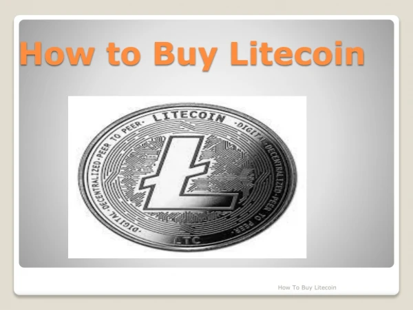 How to buy litecoins