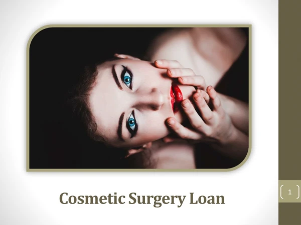 Why Choose TLC For Cosmetic Surgery Loan