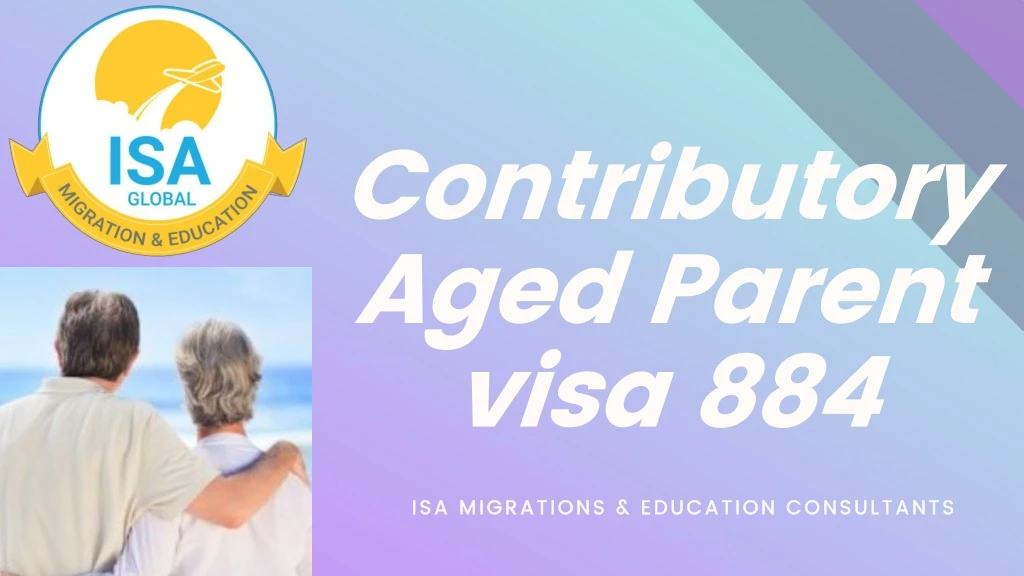 contributory aged parent visa 884