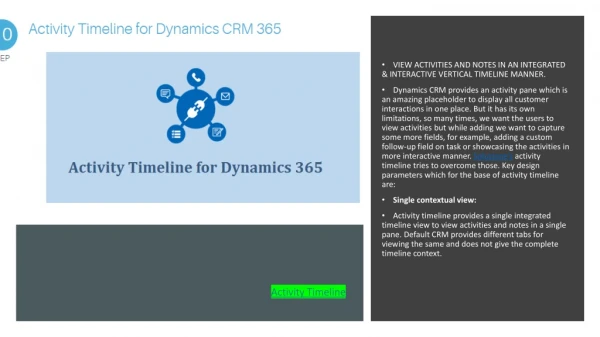 Visual Activity Timeline for Microsoft Dynamics 365 CRM