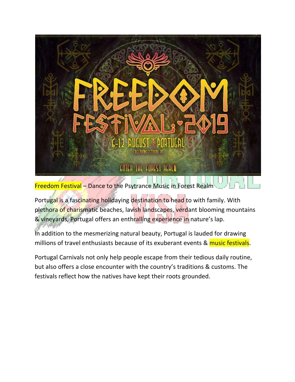 freedom festival dance to the psytrance music