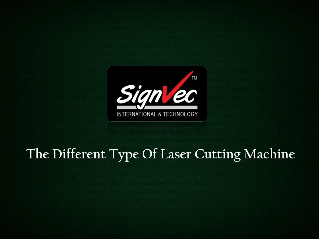 the different type of laser cutting machine