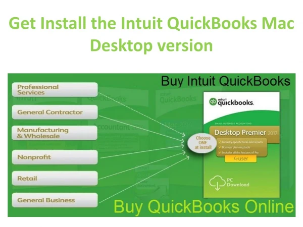Get Install The Intuit QuickBooks Mac Desktop Version