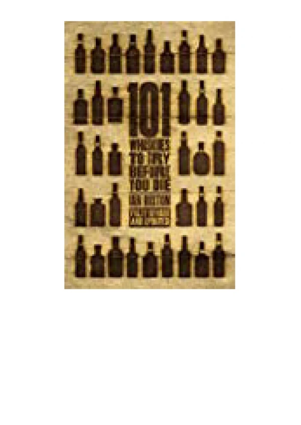 DOWNLOAD [PDF] 101 Whiskies to Try Before You Die (Revised &amp; Updated)
