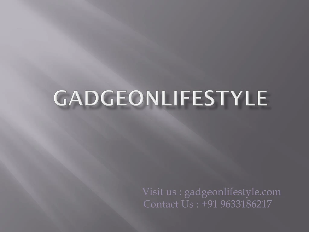 gadgeonlifestyle