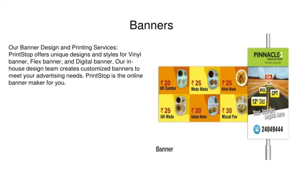 Banners Printing Services