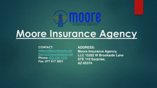 Moore Insurance Agency | Best Insurance Agency in Arizona