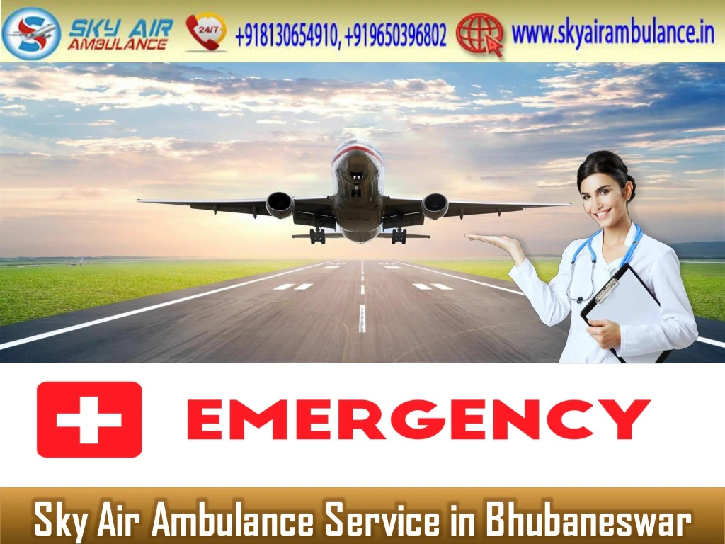 sky air ambulance service in bhubaneswar