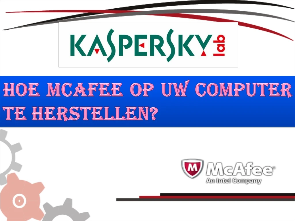 hoe mcafee op uw computer te herstellen