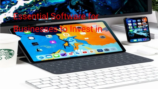 Essential software for business to invest in