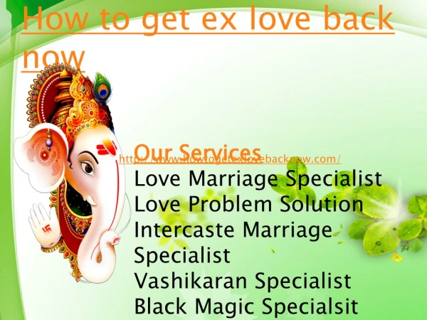 How to get ex love back now - 91-7230823302