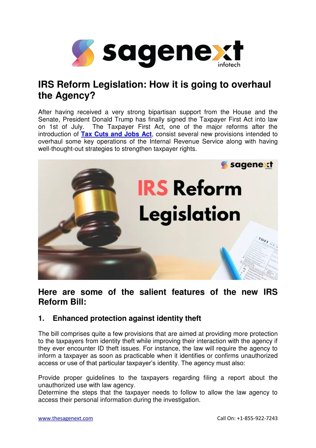 irs reform legislation how it is going