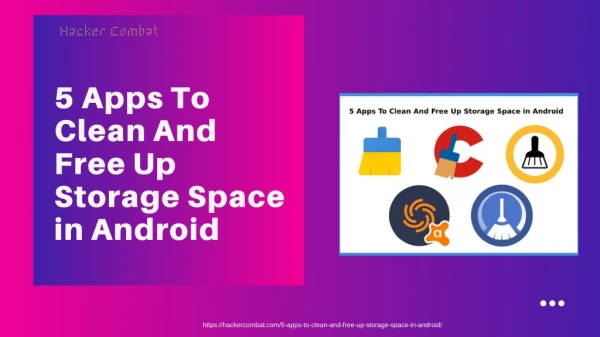 5 Apps to Clean and Free Up Storage Space in Android
