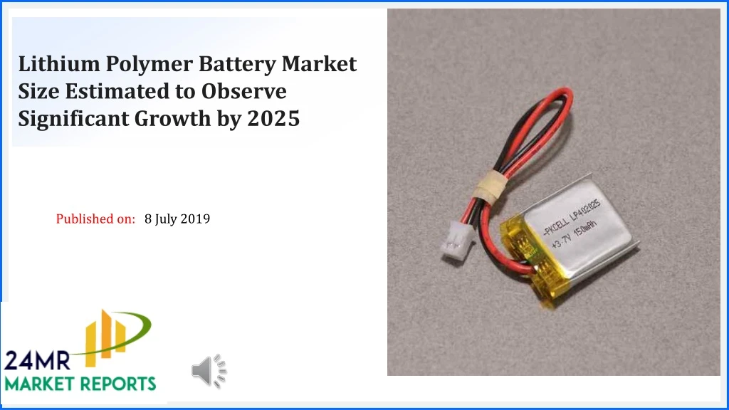 lithium polymer battery market size estimated