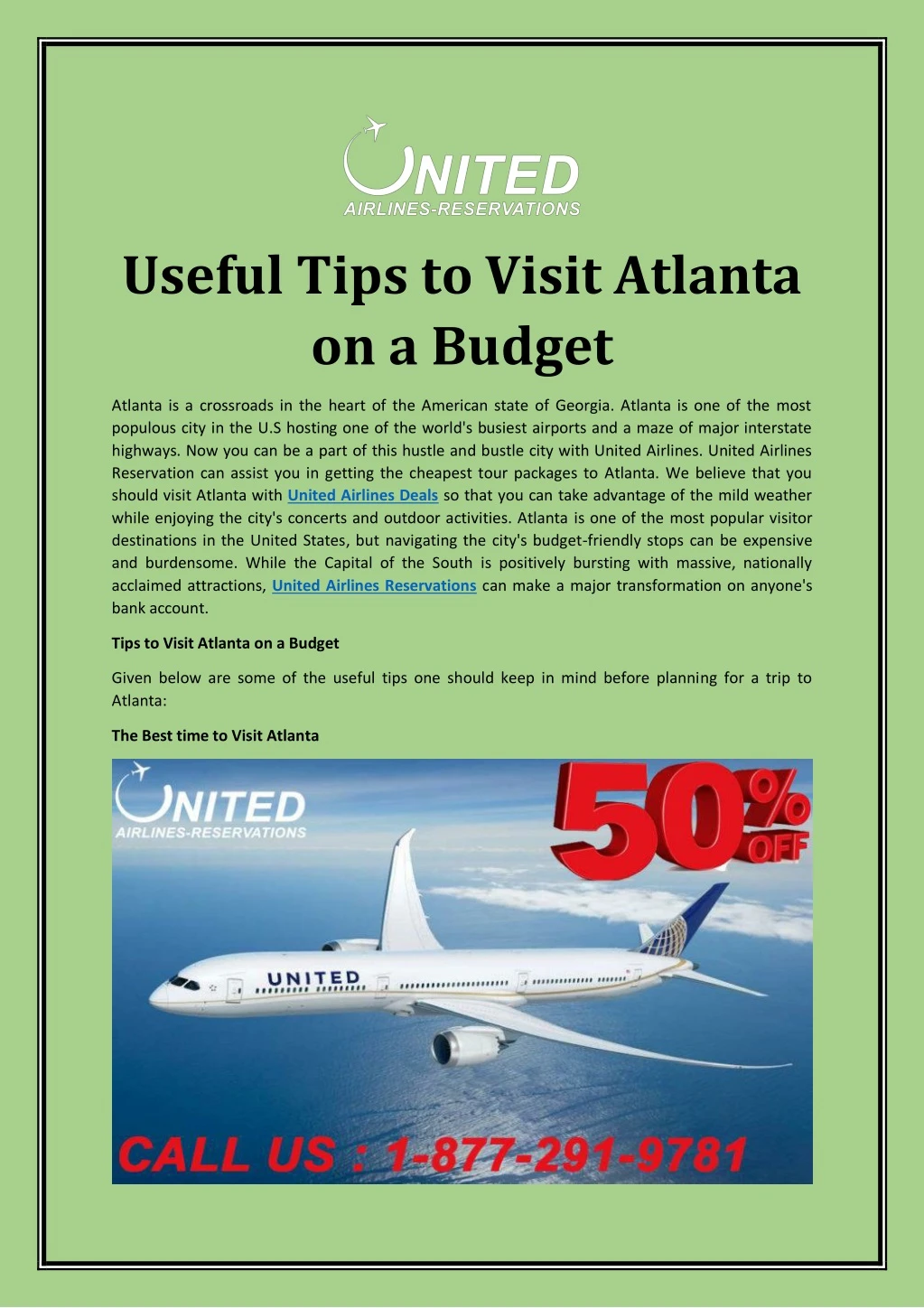 useful tips to visit atlanta on a budget