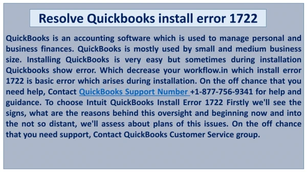 Get Assistance to resolve QuickBooks Error