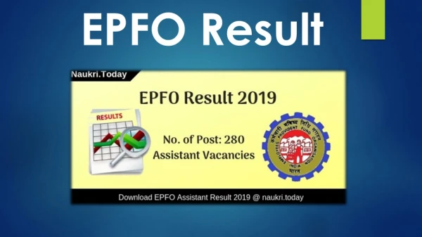 EPFO Result 2019 | Assistant Prelims Result | Expected & Previous Cut off
