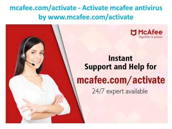 mcafee.com/activate - Activate mcafee antivirus by www.mcafee.com/activate