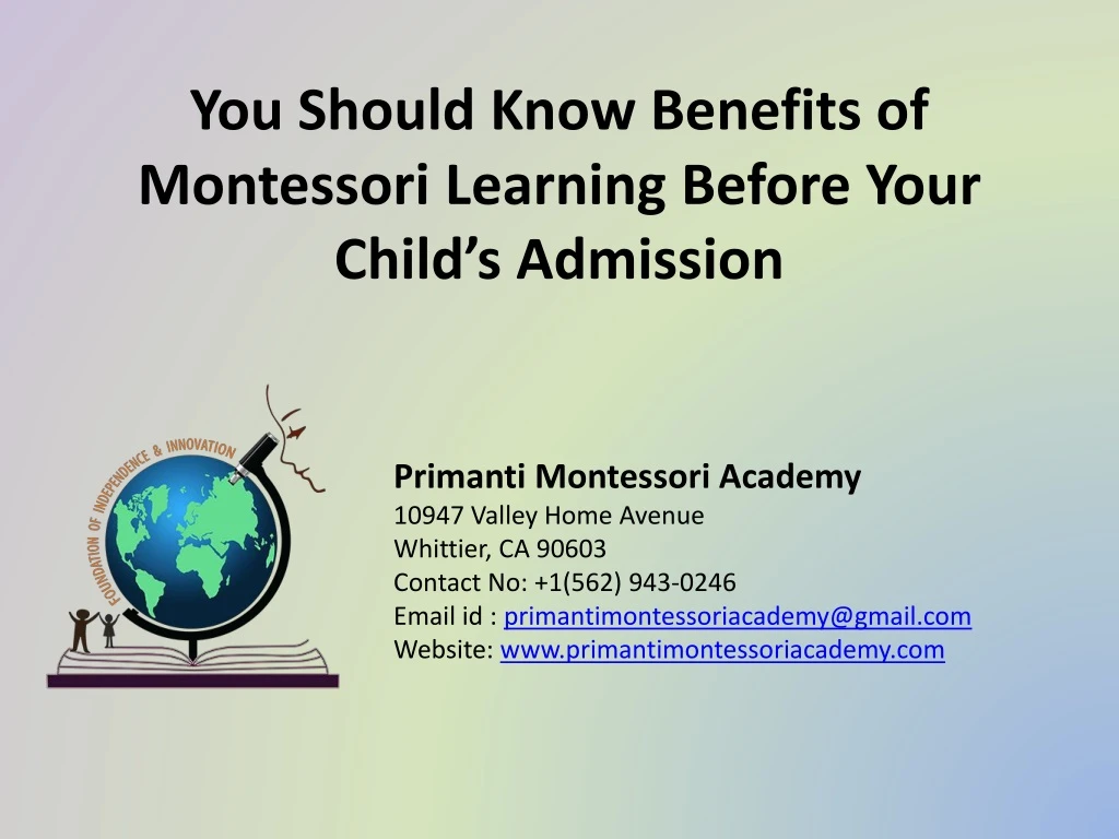 you should know benefits of montessori learning before your child s admission