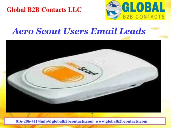 AeroScout Users Email Leads