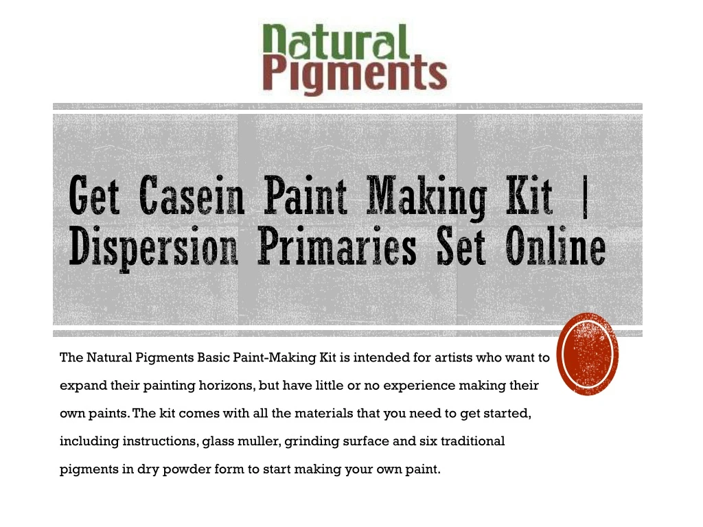 get casein paint making kit dispersion primaries set online