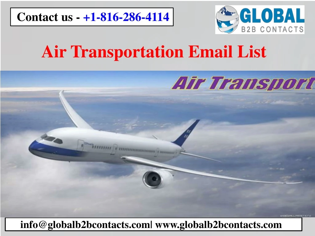 air transportation email list