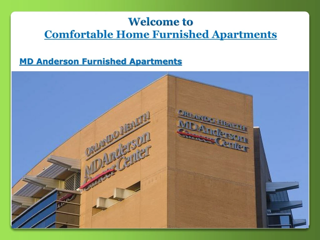 welcome to comfortable home furnished apartments