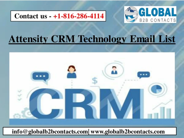 Attensity CRM Technology Email List