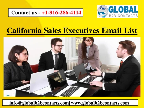 California Sales Executives Email List