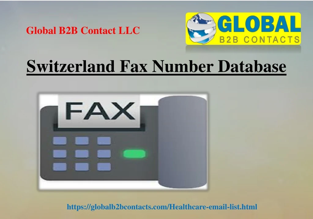 switzerland fax number database