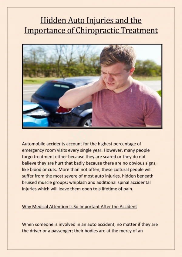 Hidden Auto Injuries and the Importance of Chiropractic Treatment-converted