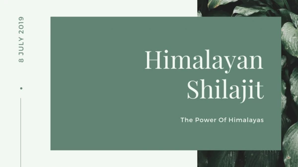 Himalayan Healing Shilajit - Buy Shilajit Online