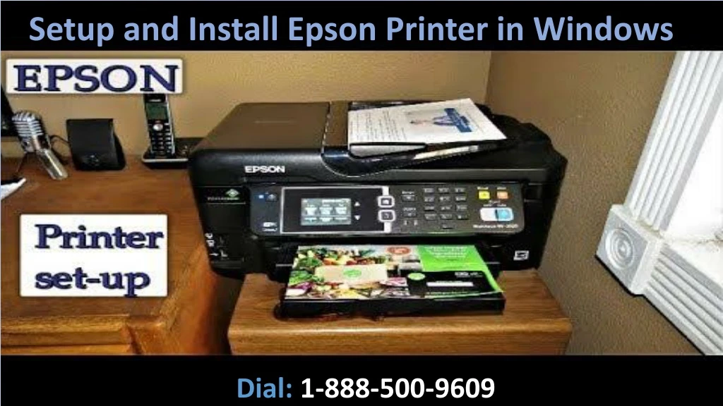 setup and install epson printer in windows