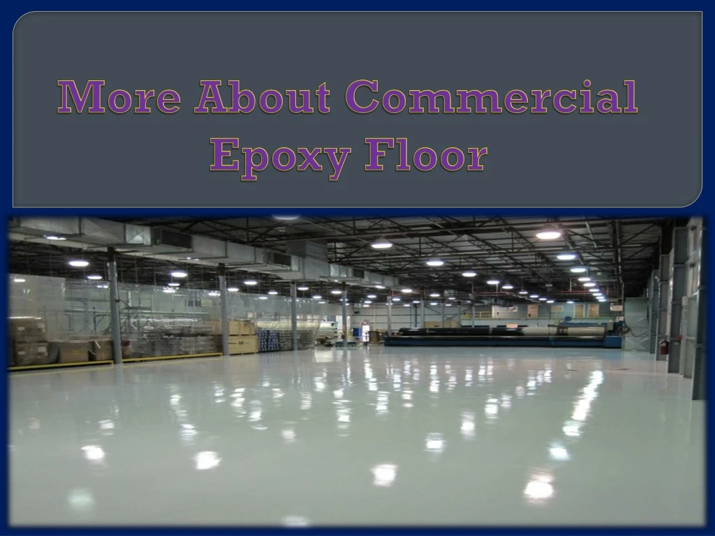 more about commercial epoxy floor