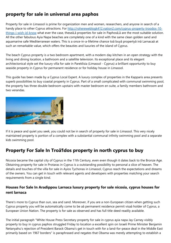10 Things Everyone Hates About property for sale cyprus larnaca