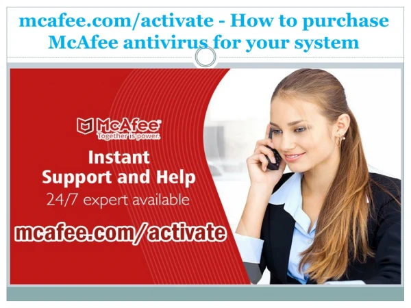 mcafee.com/activate - How to purchase McAfee antivirus for your system